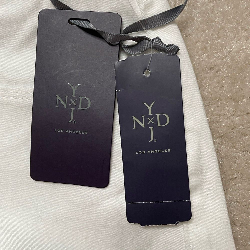 NYDJ Original Slimming Fit Pants Optic White Ankle Sz 16 Lift+tuck Tech NWT - Picture 5 of 13
